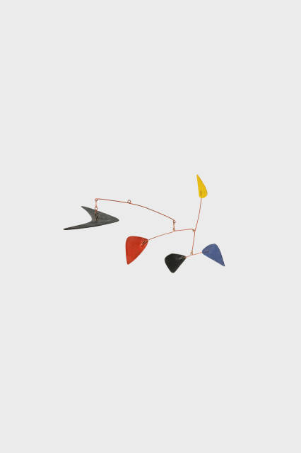 Alexander Calder  : Untitled – Small Hanging Mobile in 4  ..., 1958