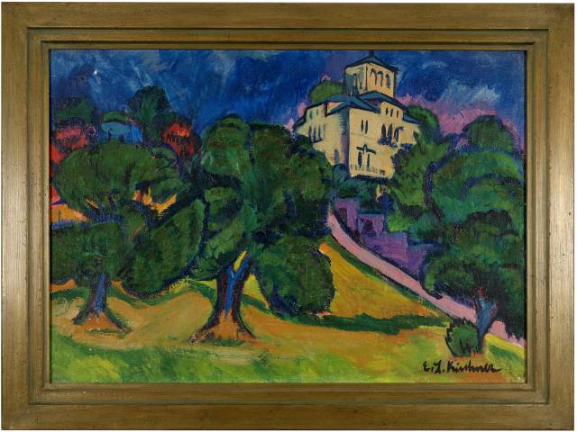 Ernst Ludwig Kirchner  : Villa im Park (Villa bei der Waldschlö ..., 1911