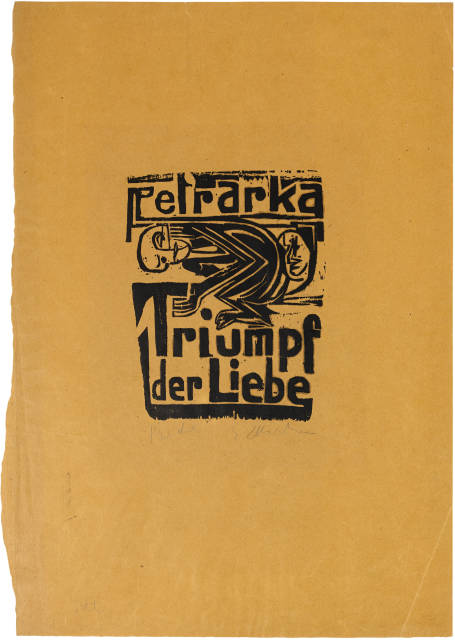 Ernst Ludwig Kirchner  : Bilder zu Petrarcas Triumpf der Liebe , 1918 