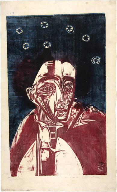 Ernst Ludwig Kirchner  : Frau in der Nacht , 1919