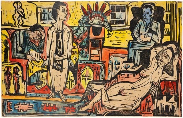 Ernst Ludwig Kirchner  : Bohème moderne , 1924 