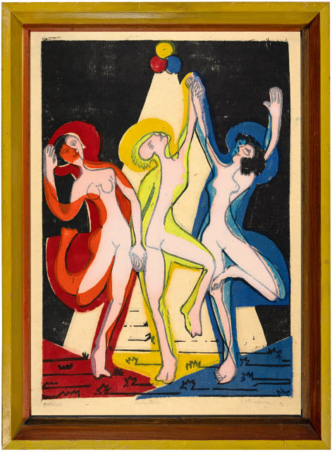 Ernst Ludwig Kirchner : Farbentanz, 1933/1934