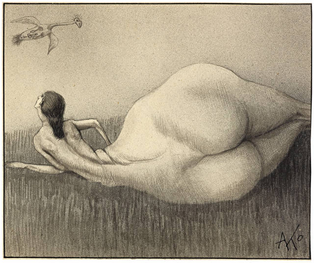 Alfred Kubin  : Elefantiasis , Um 1900-1901 
