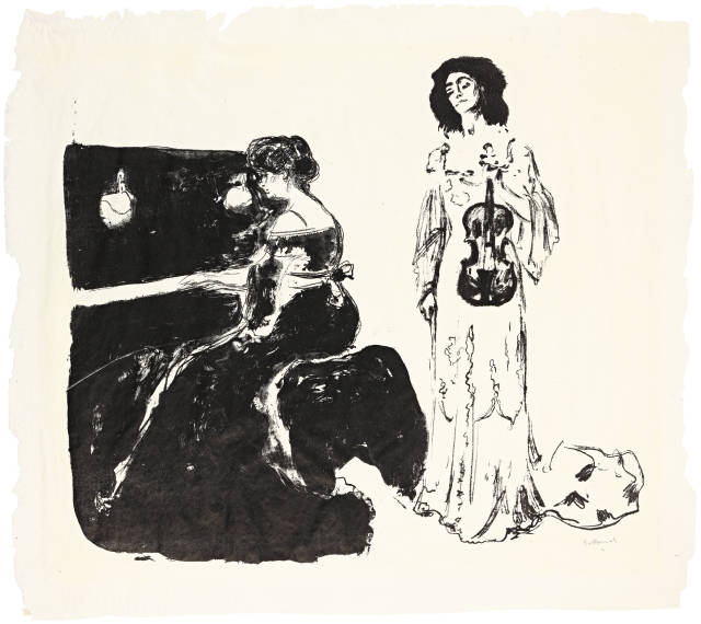 Edvard Munch  : Violin Concert - Geigenkonzert , 1903