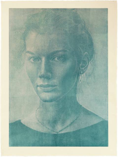 Franz Gertsch  : Doris , 1989