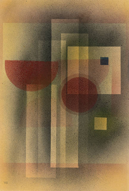 Wassily Kandinsky  : Milde Tiefen , May 1928