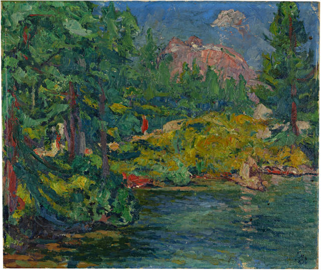 Giovanni Giacometti : Bitaberghsee bei Maloja, 1928