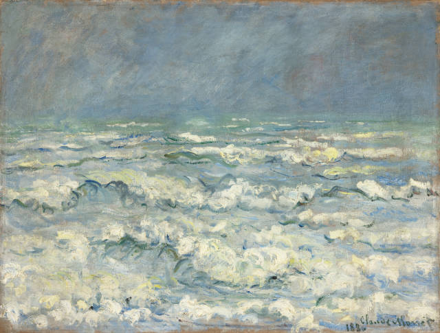 Claude Monet  : Pleine mer, gros temps , 1880