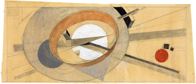 El Lissitzky  : Komposition , circa 1920