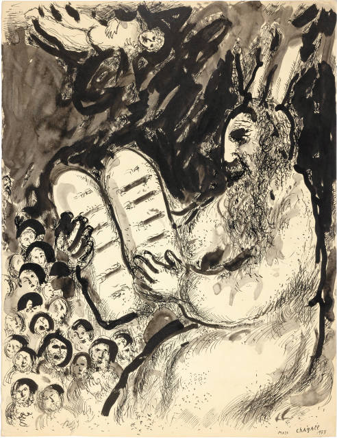 Marc Chagall : Moïse, 1976-1977