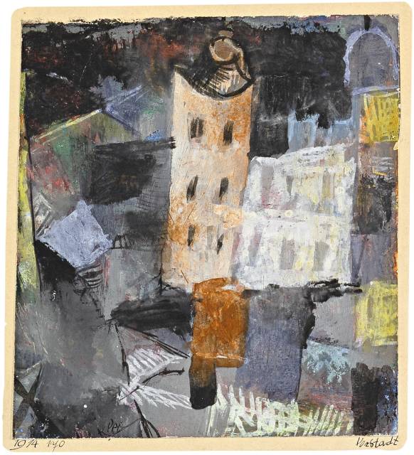 Paul Klee  : Vorstadt , 1914 - work number 1914.170