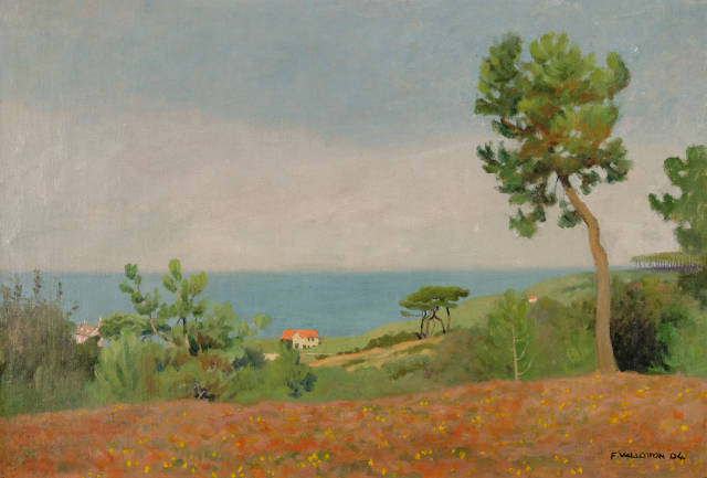 Félix Vallotton  : Paysage maritime à Varengeville , 1904