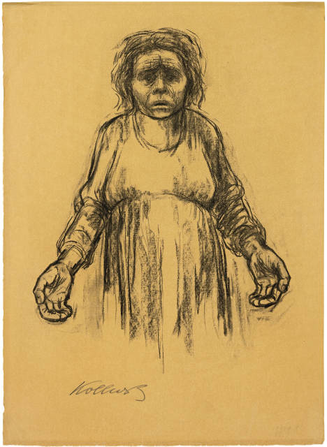 Käthe Kollwitz : Die Witwe, 1916