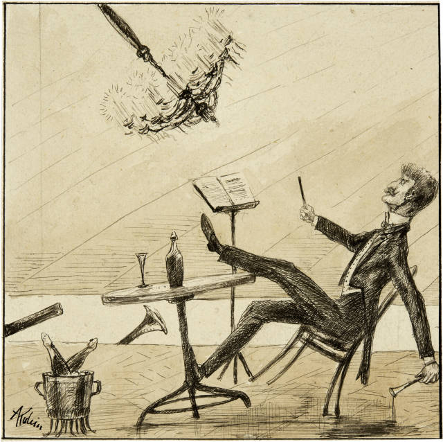 Alfred Kubin  : Der Komponist , 1899/1900 