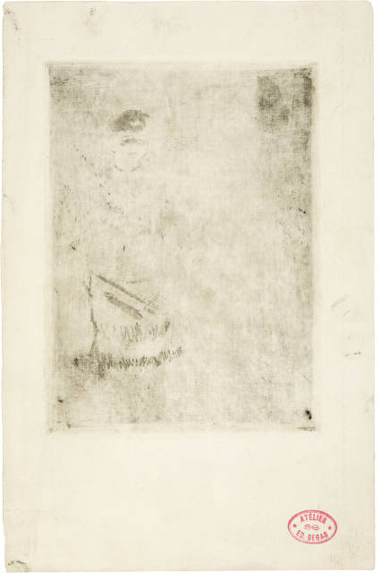 Edgar Degas  : Une chanteuse , 1877-1878