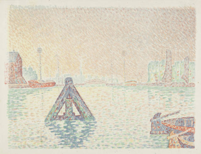 Paul Signac : En Hollande – La Balise, Probably not until 1897/1898