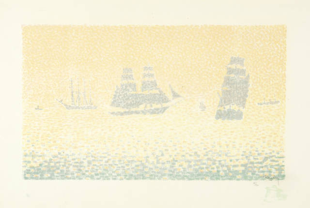 Paul Signac  : Les bateaux , 1896/1897