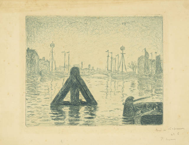 Paul Signac : La Balise (En Hollande – Flessingue), Probably not until 1897/98