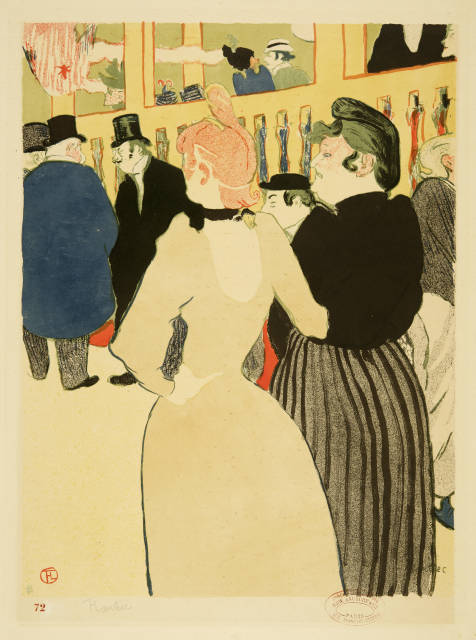 Henri de Toulouse-Lautrec : Au Moulin Rouge, la Goulue et sa sœur – ..., 1892, edition from 1892