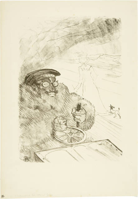 Henri de Toulouse-Lautrec  : L’automobiliste , 1898, edition 1898