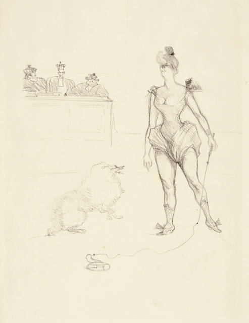 Henri de Toulouse-Lautrec : La Dompteuse devant le tribunal – La ..., 1899, edition 1899