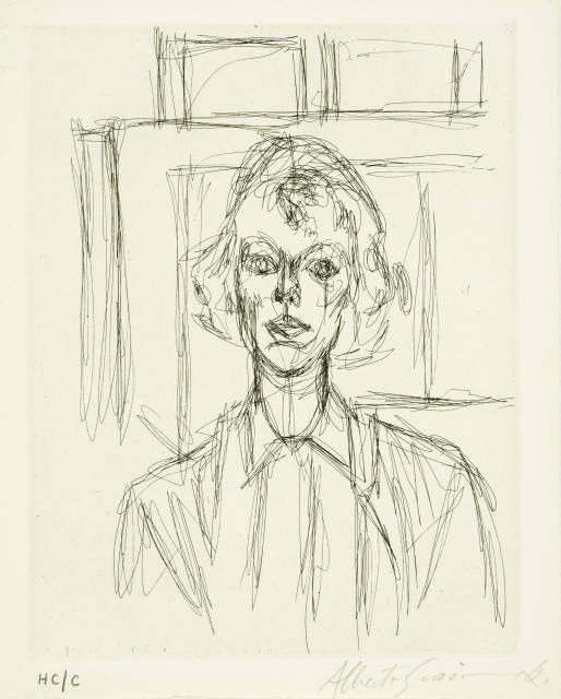 Alberto Giacometti : Robert Lebel. La double vue, 1964 