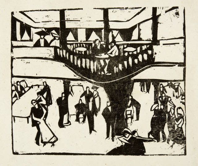 Ernst Ludwig Kirchner  : Eldorado – Ball , 1911