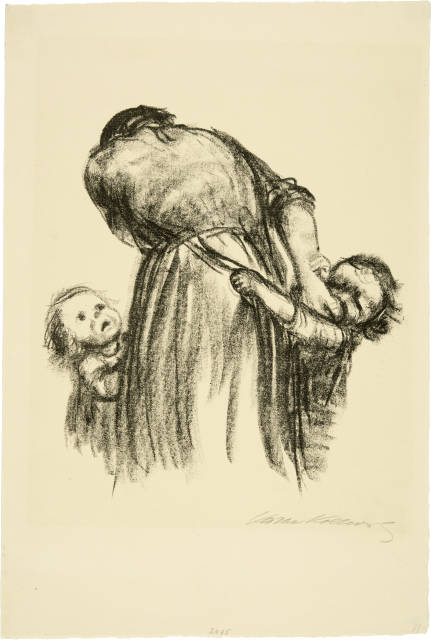 Käthe Kollwitz  : Brot! , Vermutlich vor Oktober 1924 