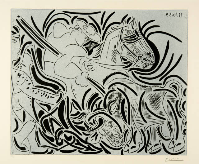 Pablo Picasso  : Pique. III , Cannes, 13 October 1959