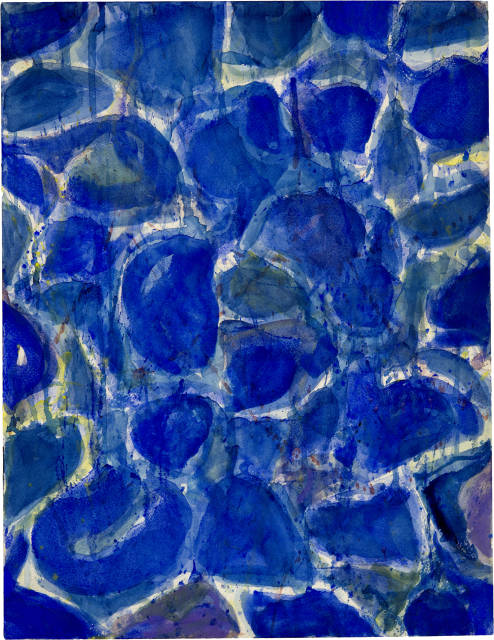 Sam Francis  : Blue , 1954
