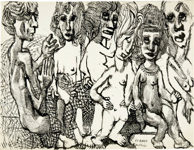 Louis Soutter  : Le banc des destituées , 1930/1937