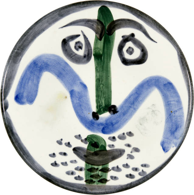 Pablo Picasso  : Visage Nr. 130 , 1963
