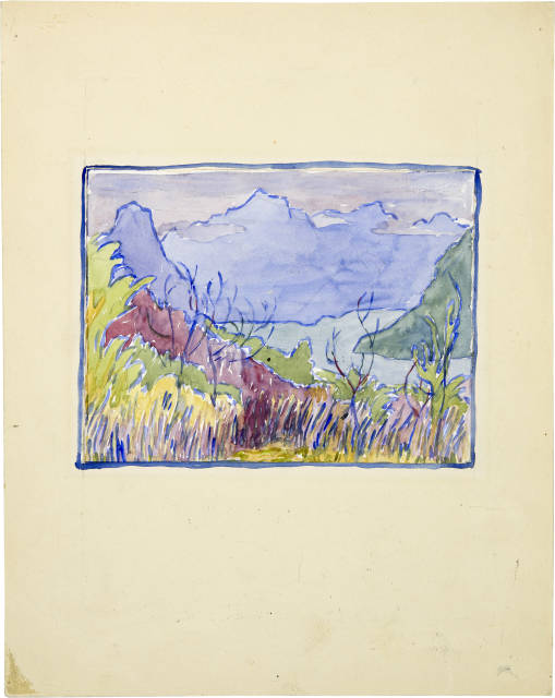 Giovanni Giacometti : Am Luganersee, 1907