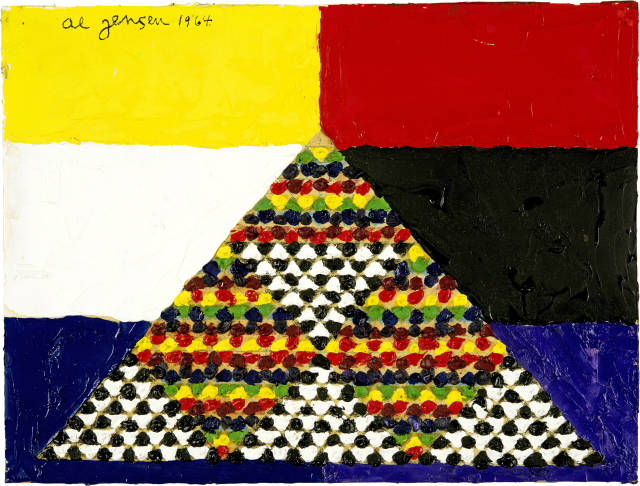 Alfred Jensen  : Untitled (Pyramide) , 1964