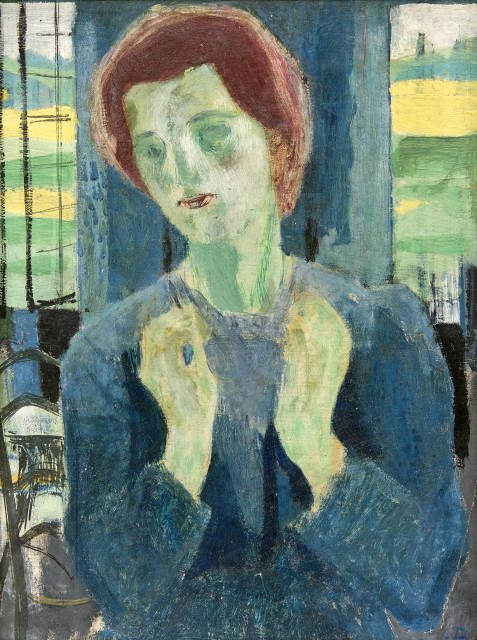Cuno Amiet  : Studie zu Die Hoffnung (recto) - Studie zu  ..., 1901