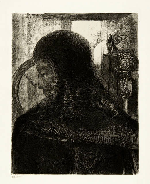 Odilon Redon  : Vieux chevalier  , 1896