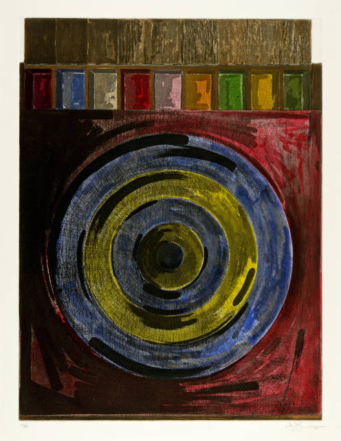 Jasper Johns  : Target with Plaster Casts , 1980