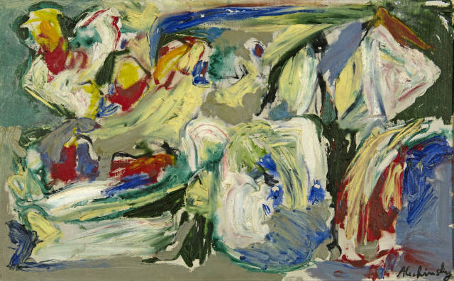 Pierre Alechinsky  : L'île , 1956