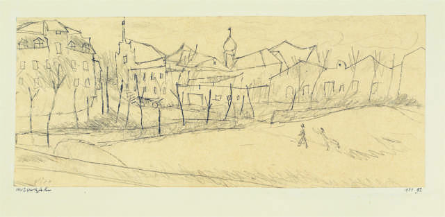 Paul Klee  : Milbertshofen , 1911 - work number 1911.92