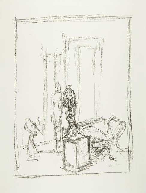 Alberto Giacometti : L'Atelier de Stampa: 'Tête de Diego sur ..., 1956