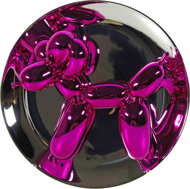 Jeff Koons  : Balloon Dog (Magenta) , 2015