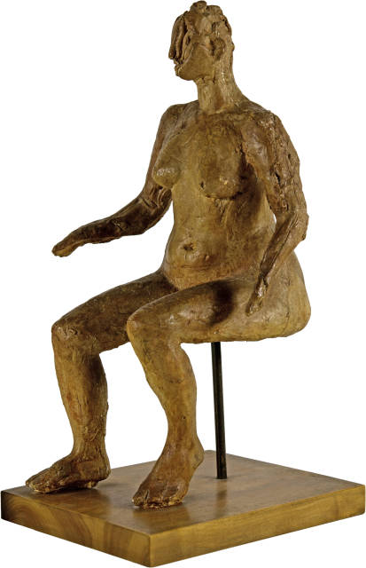 Germaine Richier  : Femme assise , 1945, edition from 1953-1954