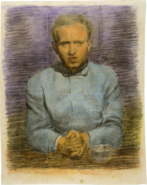 Otto Meyer-Amden : Portät eines jungen Mannes (wohl Willi ..., 1912/1913