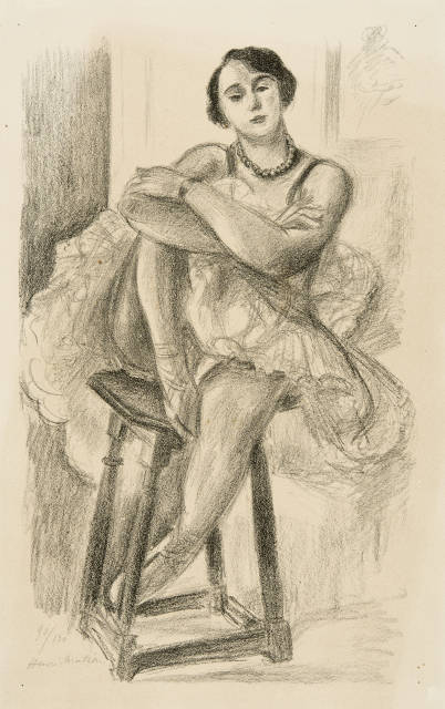 Henri Matisse  : Danseuse au tabouret , 1927