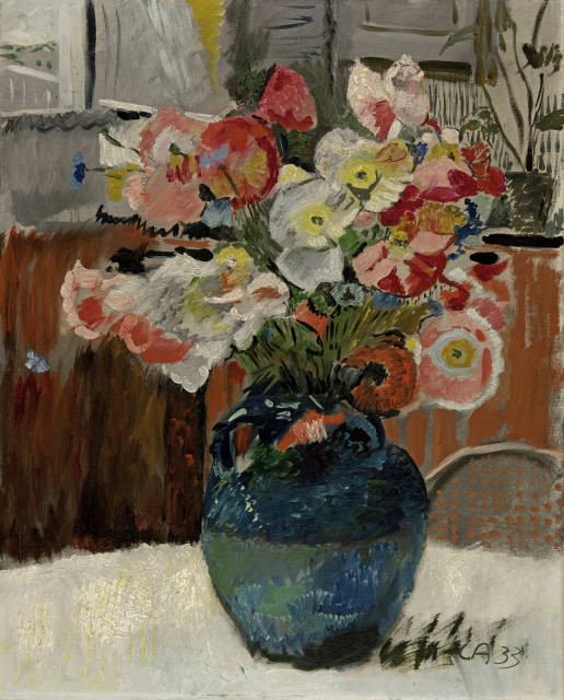 Cuno Amiet  : Mohnblumen , 1933 
