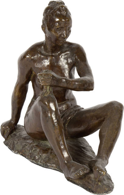Otto Charles Bänninger  : Sitzende mit Tuch , 1939 