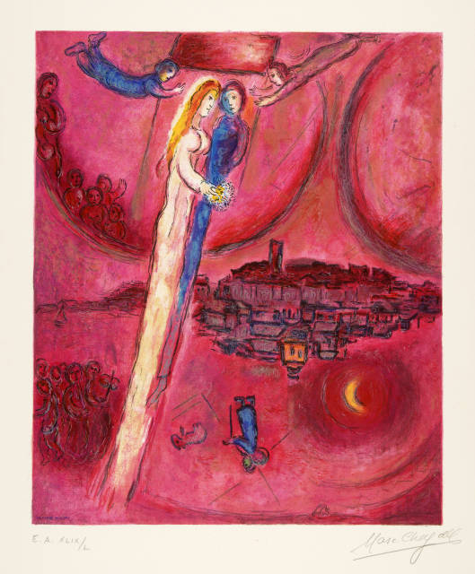 Marc Chagall  : Le cantique des cantiques , 1975
