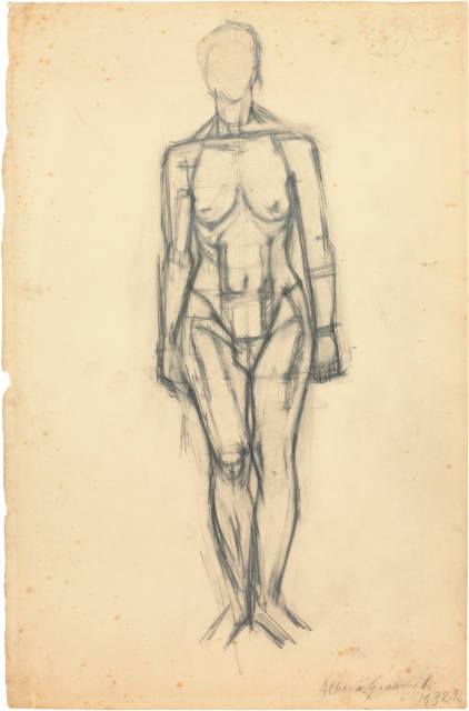 Alberto Giacometti : Nu debout, Circa 1934
