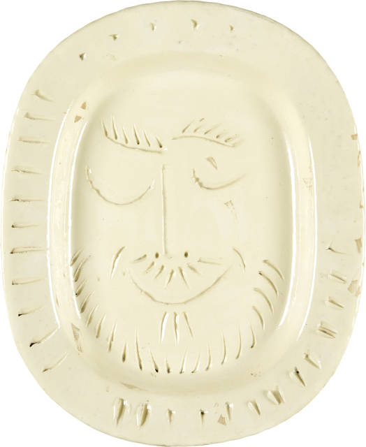 Pablo Picasso : Visage d'homme, 1955