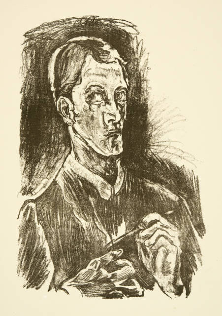 Oskar Kokoschka  : O Ewigkeit - Du Donnerwort. So spanne meine  ..., 1914, published in 1918